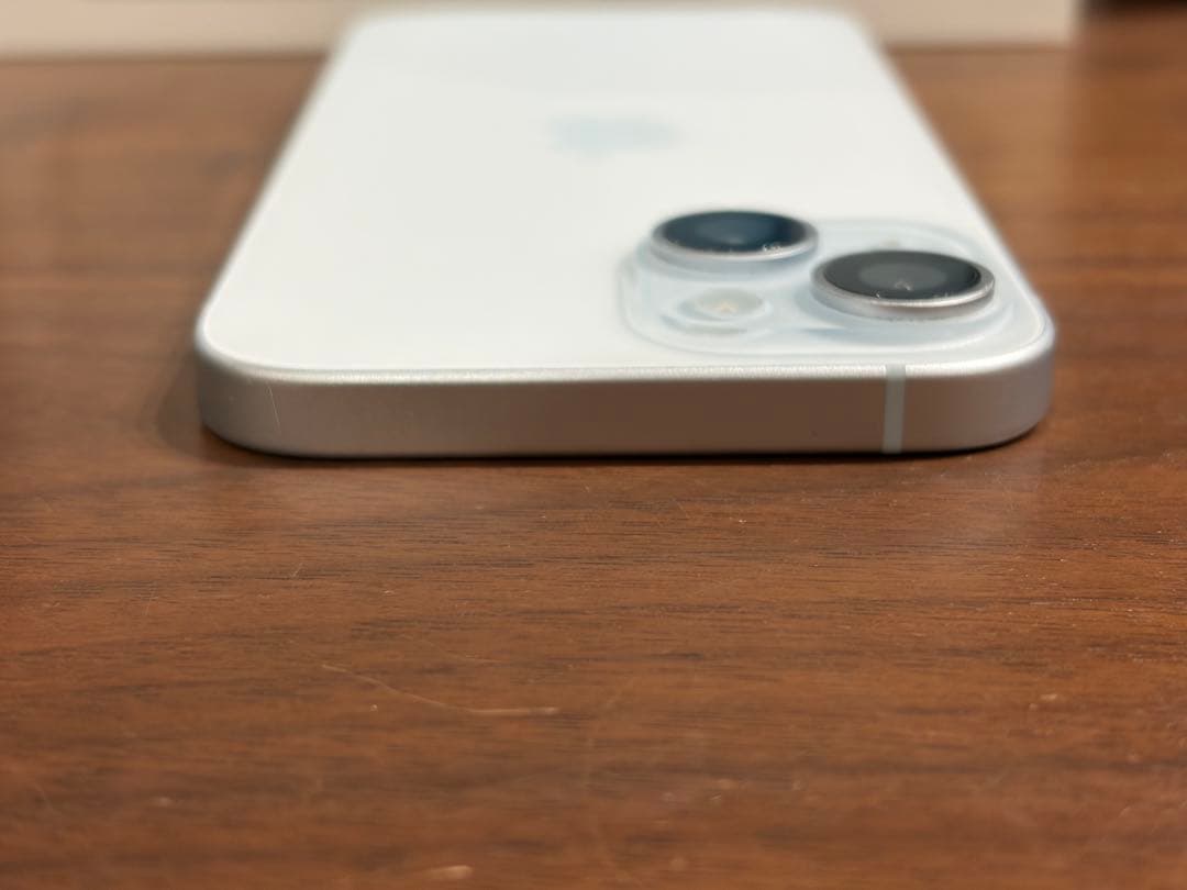 iPhone15 128GB ブルー 付属品あり SIMフリー ケース付き