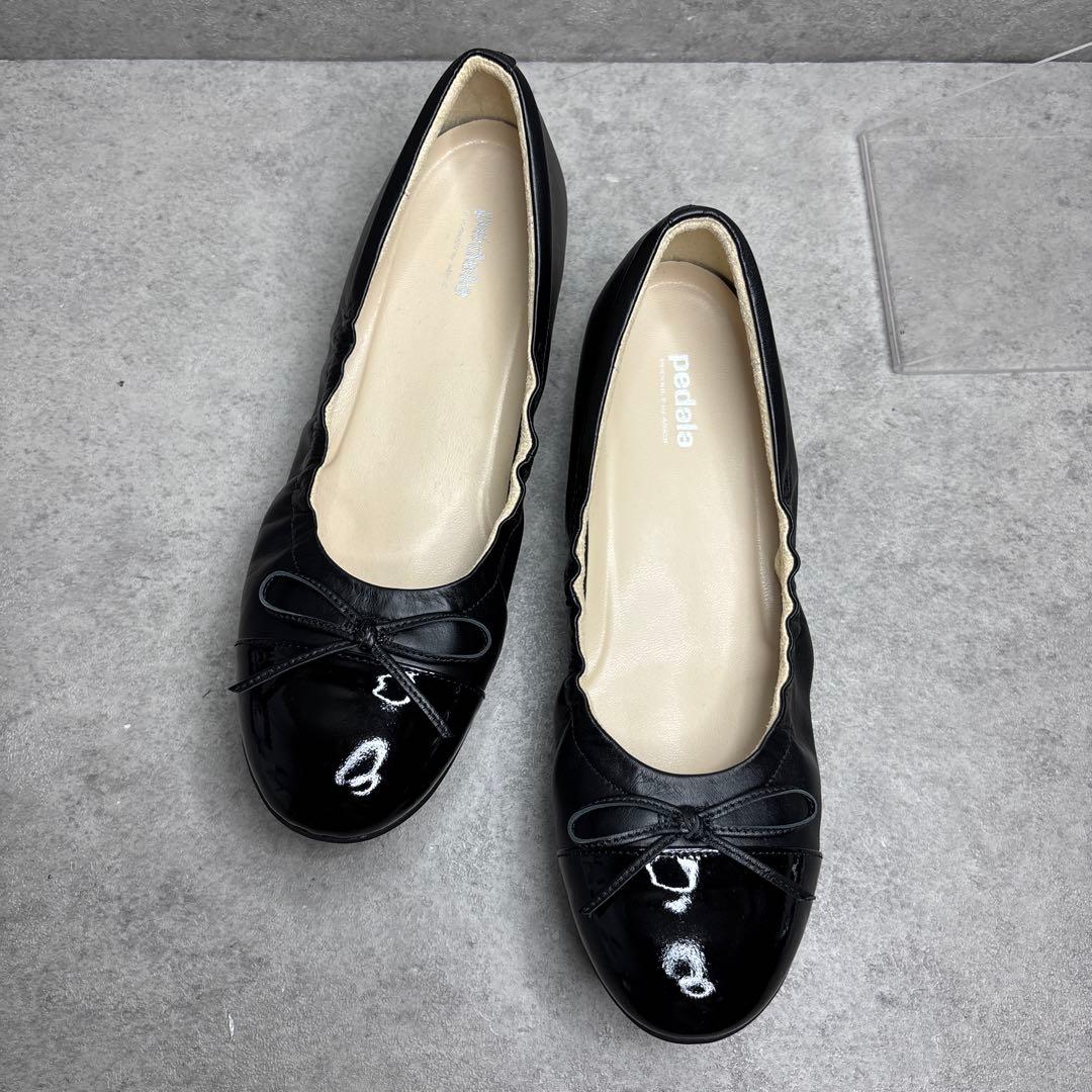 展示品未使用！Pedala アシックスペダラ ウォーキング バレエシューズ 黒