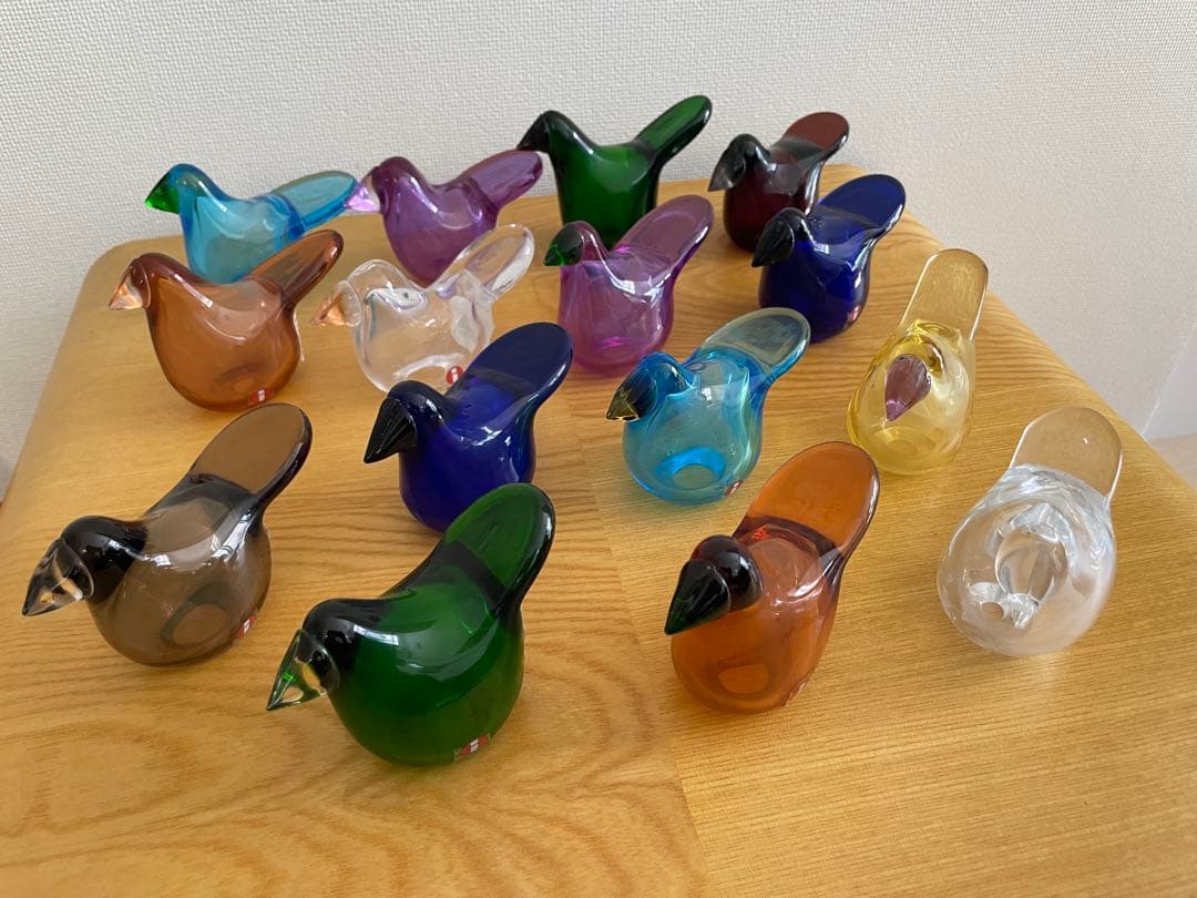 シエッポ イッタラ/ Birds by Toikka 15羽セット シリアル1桁