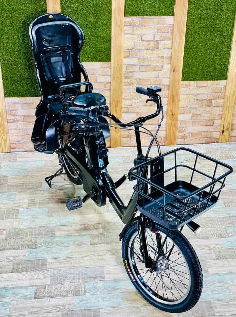 超人気 ブラック 王様 ギュットアニーズ子供乗せ電動アシスト自転車 ZH2794