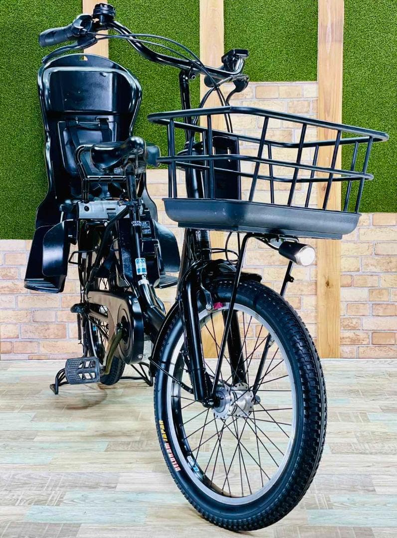 超人気 ブラック 王様 ギュットアニーズ子供乗せ電動アシスト自転車 ZH2794