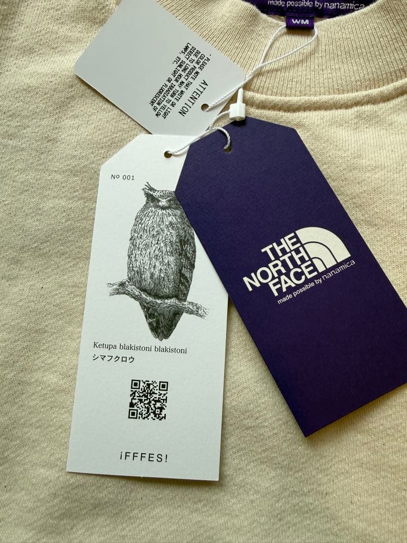 新品未使用ザノースフェイスパープルレーベル13オンスモックネックスウェット日本製