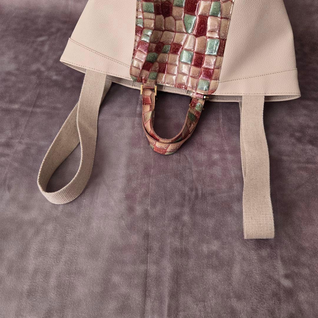 美品 ATAO アタオ バタフライ 2wayバッグ ヴィトロ 金具