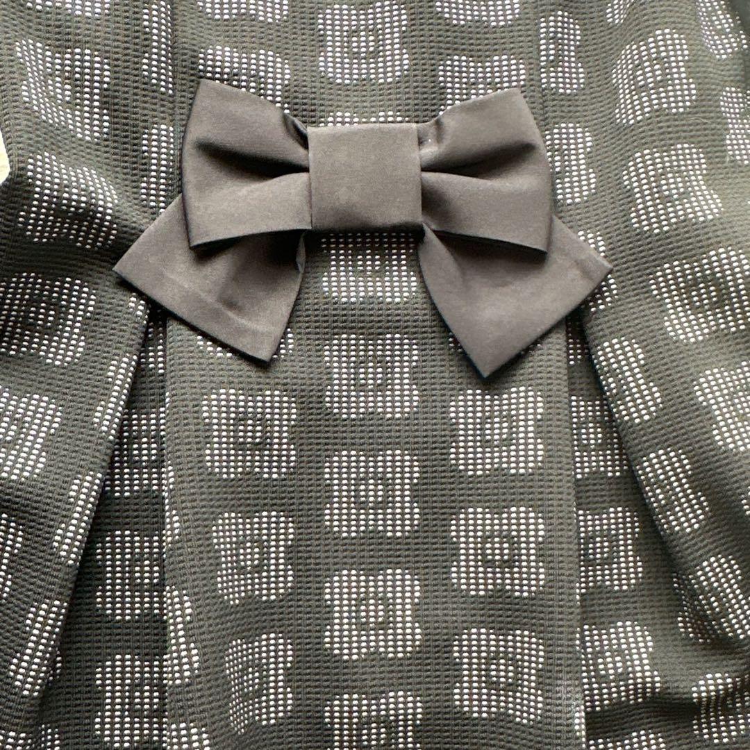 極美品 M’S GRACY エムズグレイシー リボン ワンピース 38