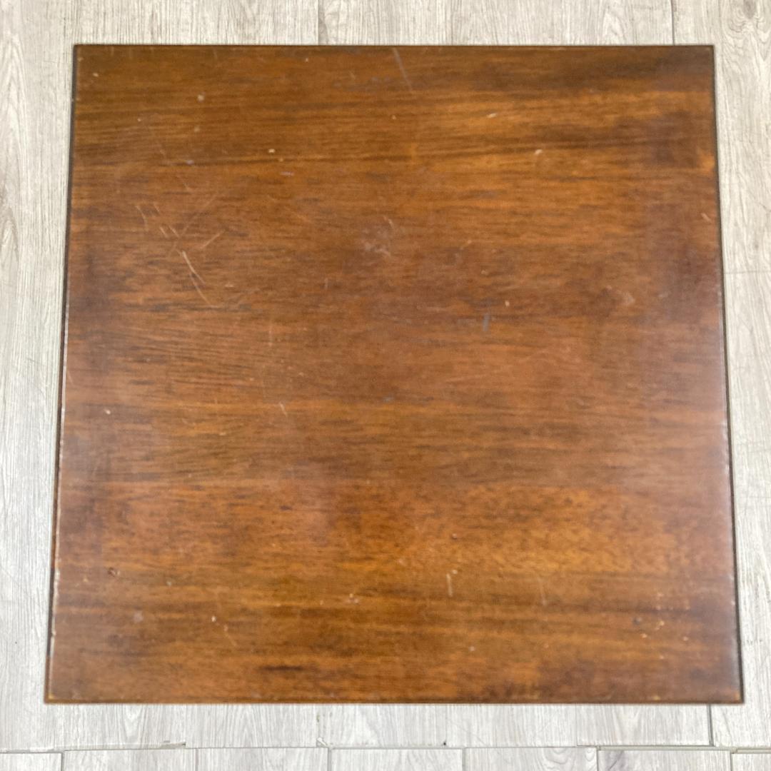 オールドカリモク　昭和レトロ　花台　キャビネット　電話台