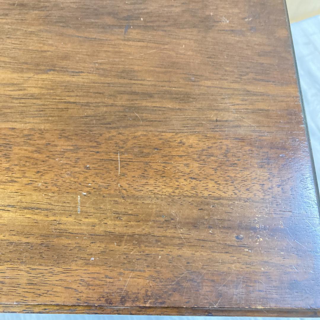 オールドカリモク　昭和レトロ　花台　キャビネット　電話台