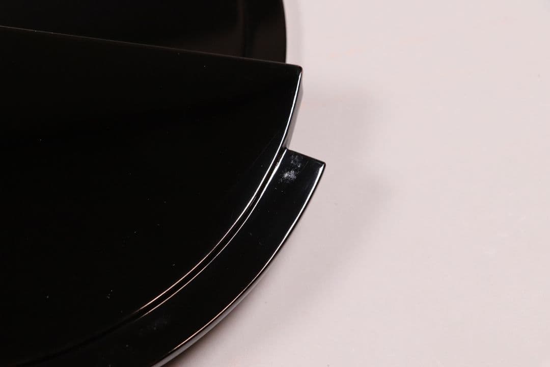 茶道具 輪島塗 若島孝雄 柳 金蒔絵 手桶 水指 共箱 黒塗 木製【MA187】