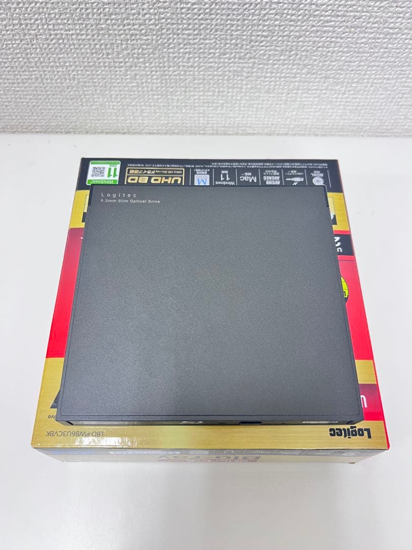 12P1#49Logitec Blu-rayドライブLBD-PWB6U3CVBK