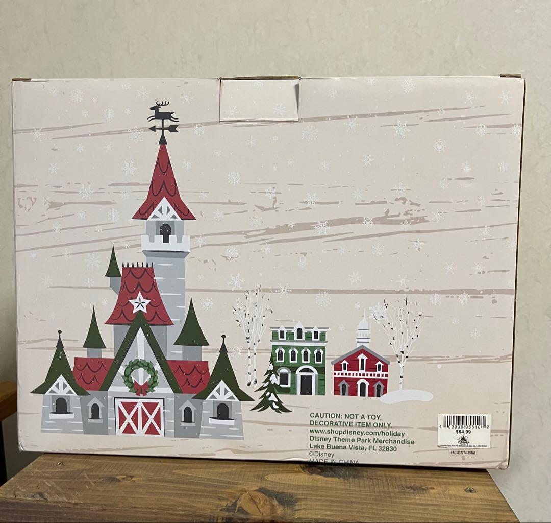 【新品未使用】ディズニークリスマス　オブジェ　箱入り　カリフォルニア