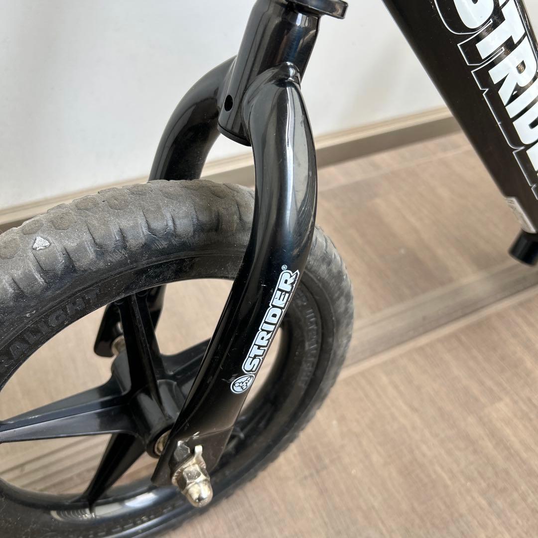 STRIDER バランスバイク ブラック 収納バッグ付き
