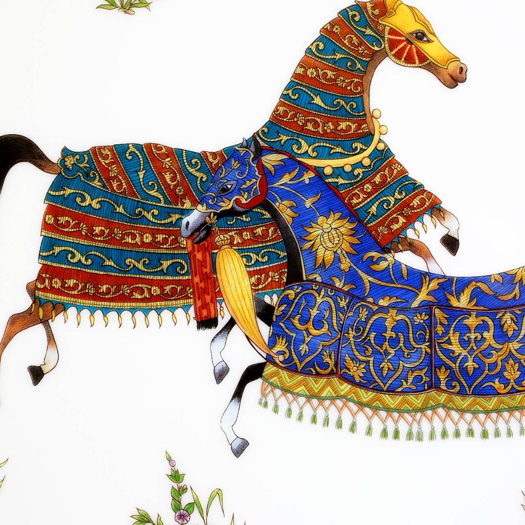 【極美品 送料込み】エルメス シュバルドリアン スクエアプレート