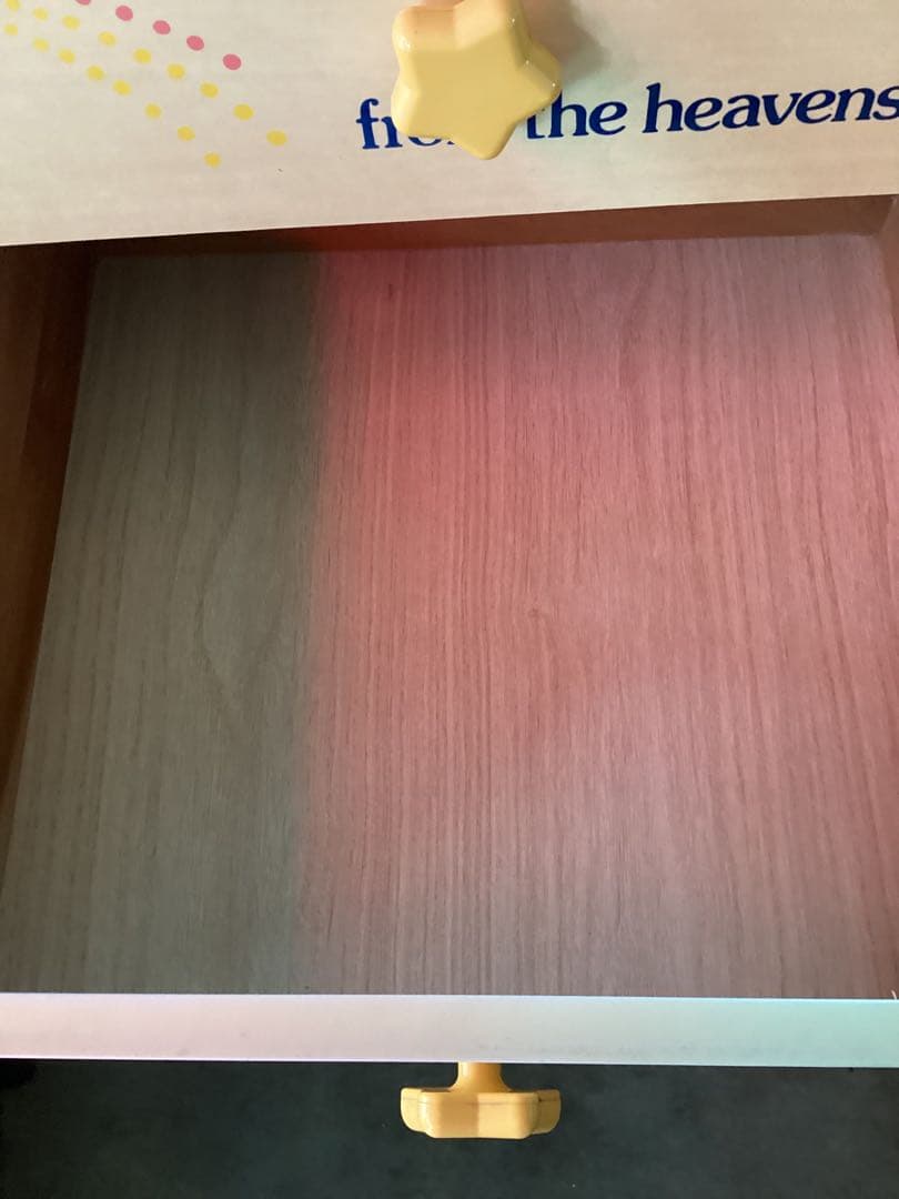 サンリオくろがねキキララ三段ミニチェスト1976年昭和レトロピンク