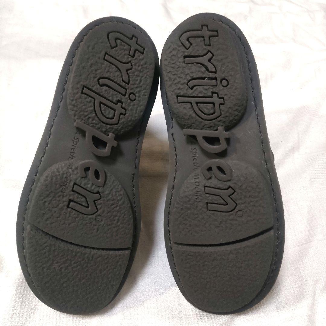 【状態良好】trippen トリッペン サイドジップ レザー ブーツ 37