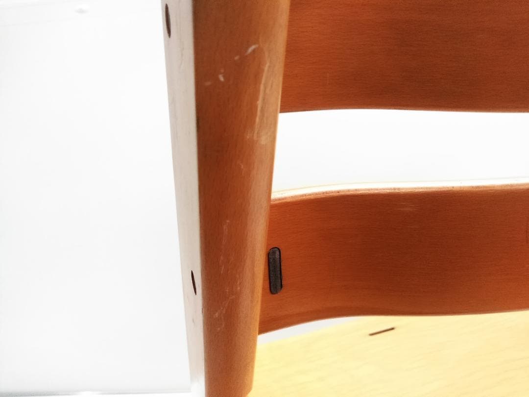 ストッケ トリップトラップ 木製 ハイチェア 高さ調節可能★