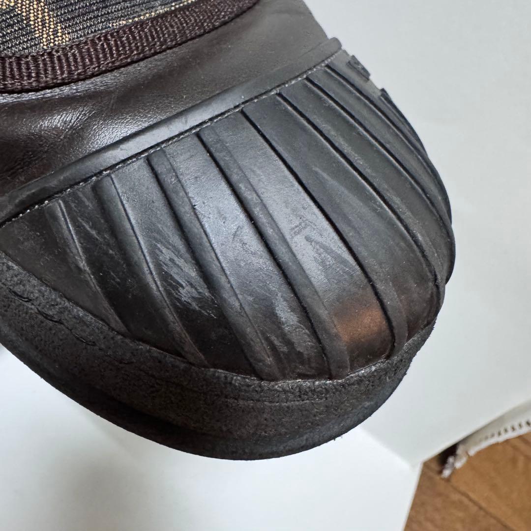 FENDI フェンディ　ズッカ柄　ハイカット　ブーツ　24cm kids ユニ