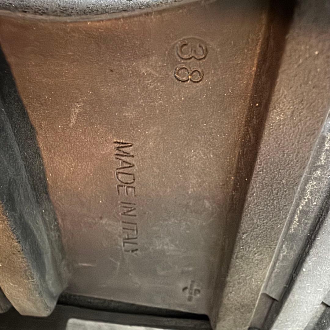 FENDI フェンディ　ズッカ柄　ハイカット　ブーツ　24cm kids ユニ