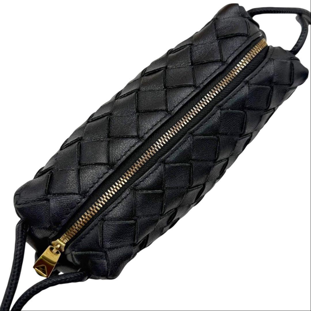 6164 美品 ボッテガヴェネタ ミニループ イントレチャート ショルダーバッグ