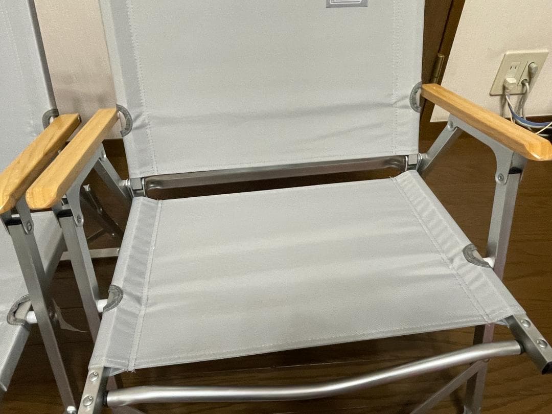 Coleman アウトドアチェア グレー 2脚セット