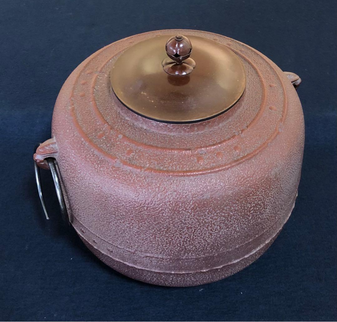 割引❗️《R》利休好 萬代屋釜 鐶付 釜師 高橋敬典 作歴 共箱 251216お5