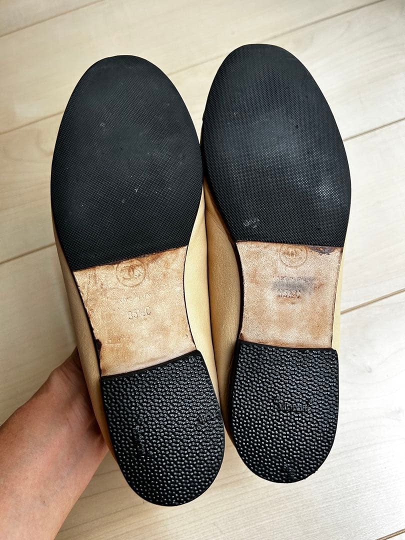 CHANEL バレエシューズ ベージュ35,5