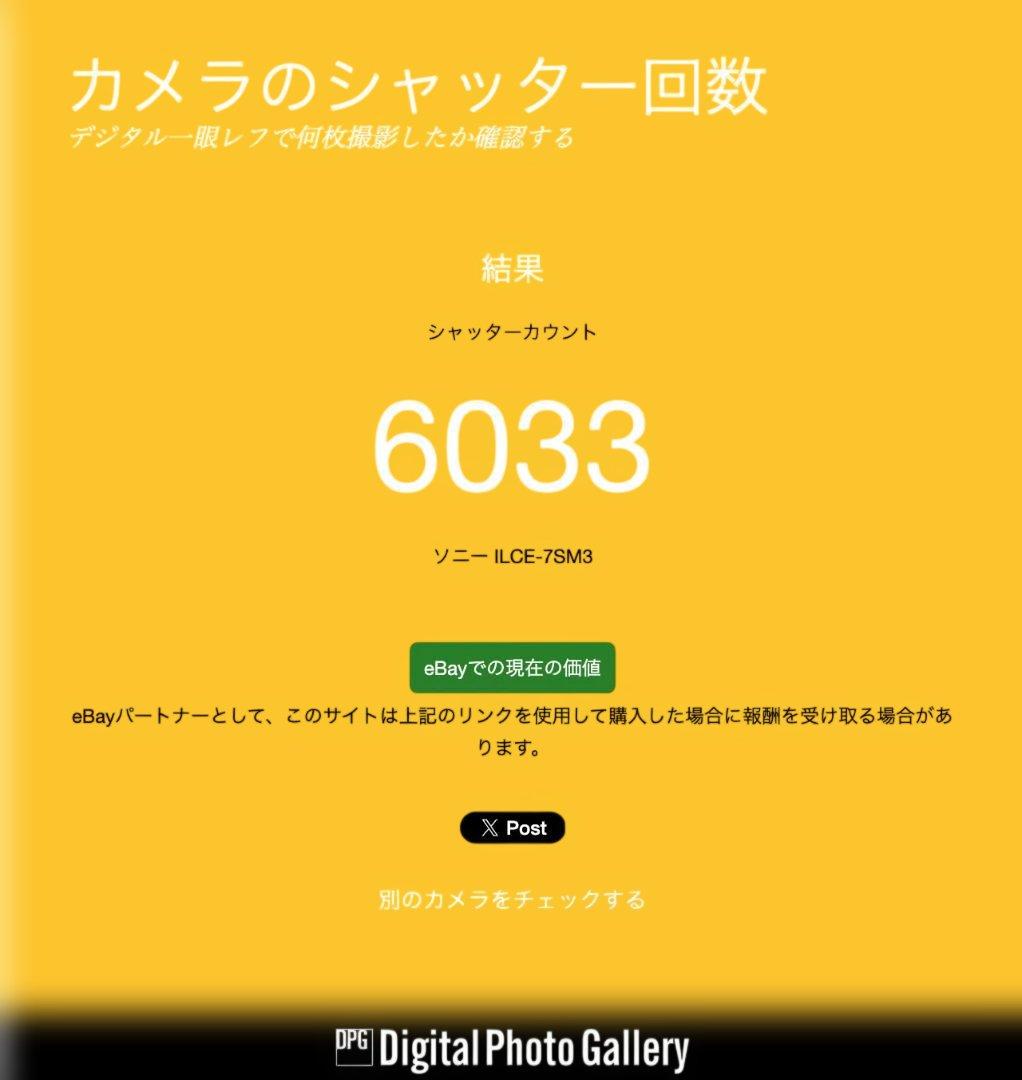 SONYα7SIII 6033回 + FE 24-105F4 純正BT2本元箱付