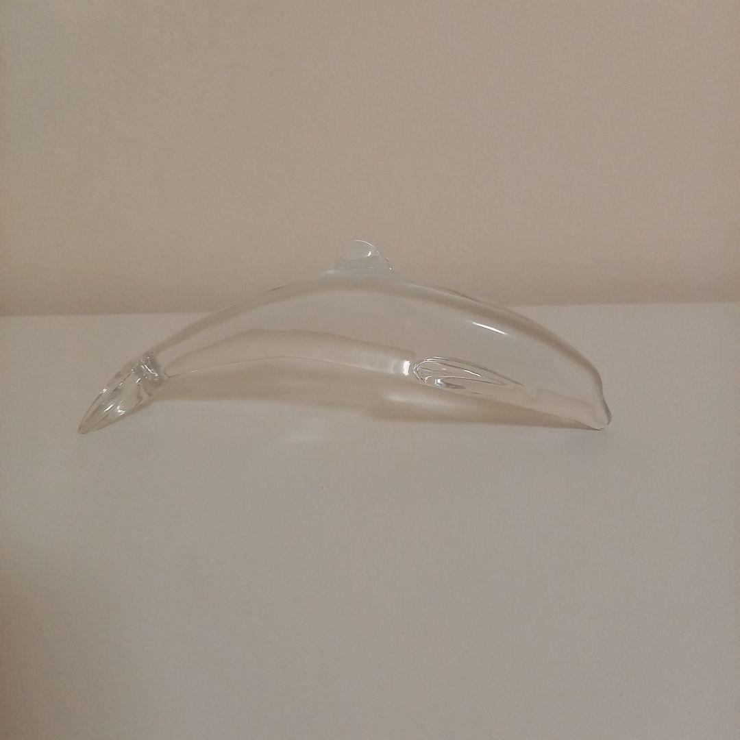 Baccarat ガラス製 イルカの置物