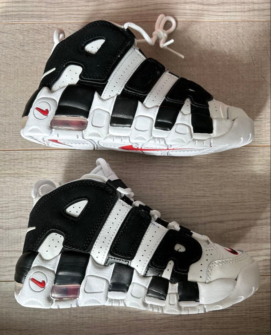 NIKE エアモアアップテンポ 21cm 白 黒