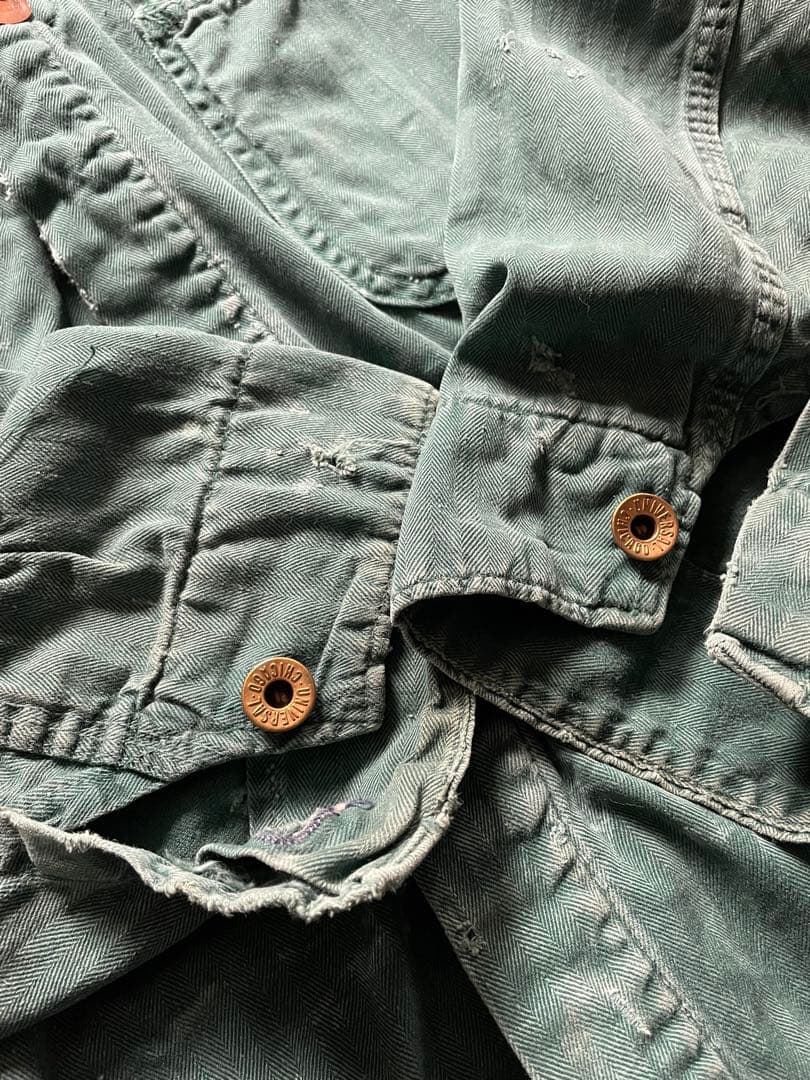 さ*う様 50s US製 HBT ワーク オールインワン つなぎ カバーオール