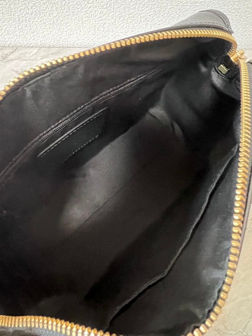 【新品級】皮の香り残る COACH F33329 黒 2wayショルダーバッグ