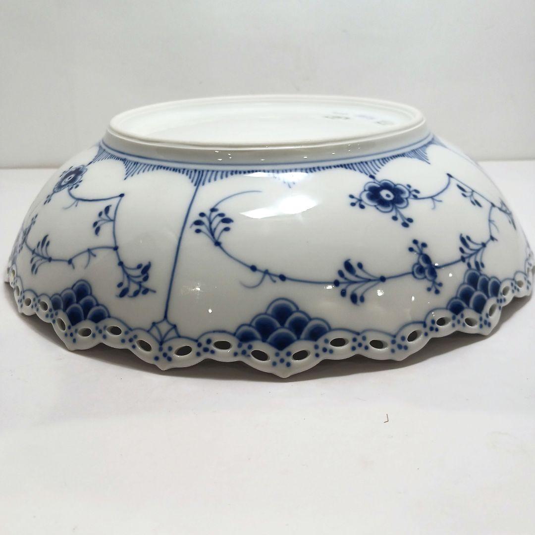 Y3172 ロイヤルコペンハーゲン フルレース サラダボウル 直径27㎝