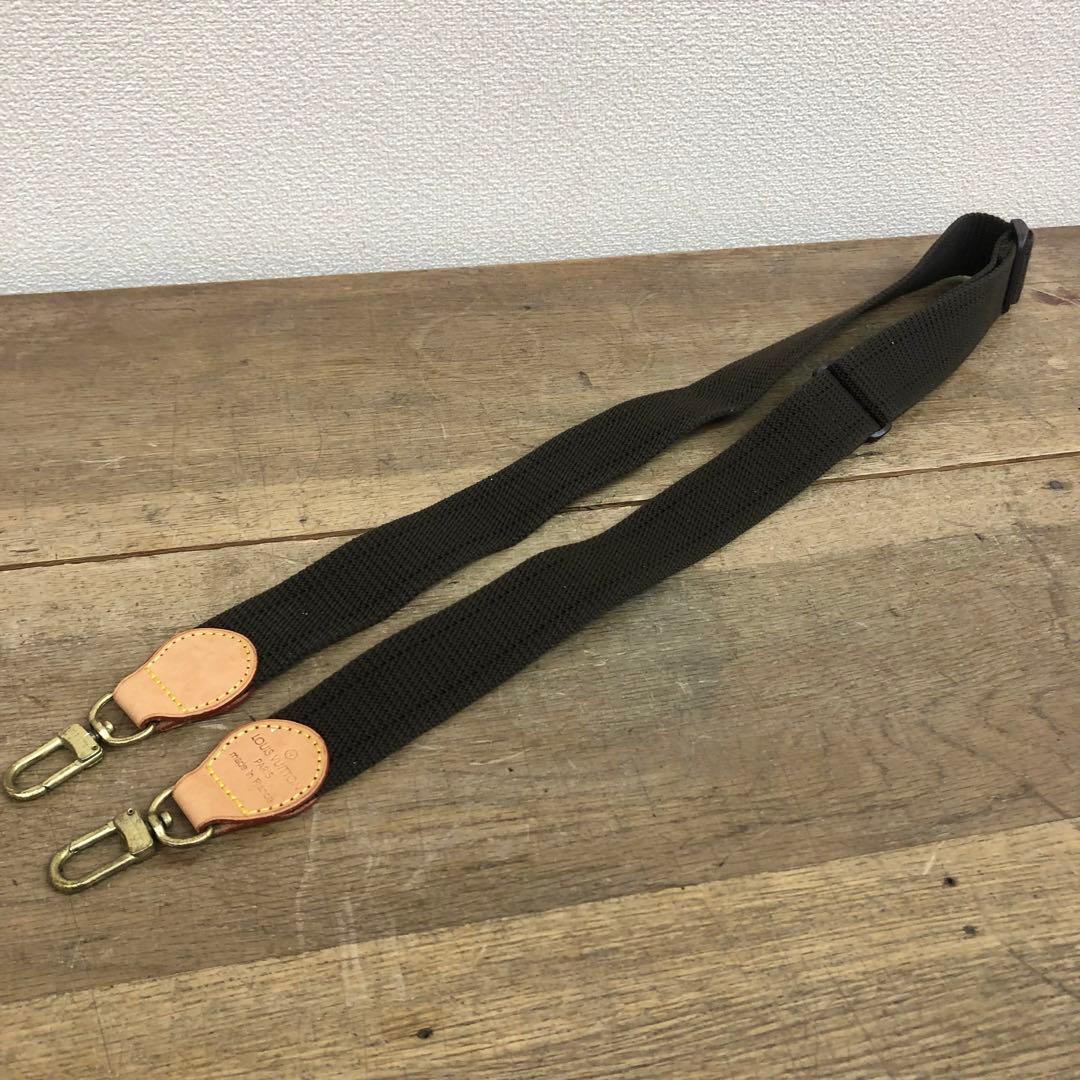 ルイヴィトン ショルダーストラップ ヌメ革×キャンバス LOUISVUITTON
