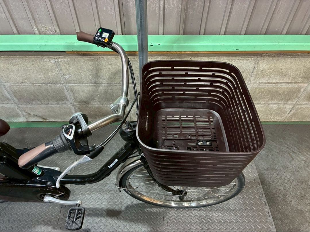 №8676 電動自転車パナソニック　ビビDX 24インチ ブラック　✨美品✨