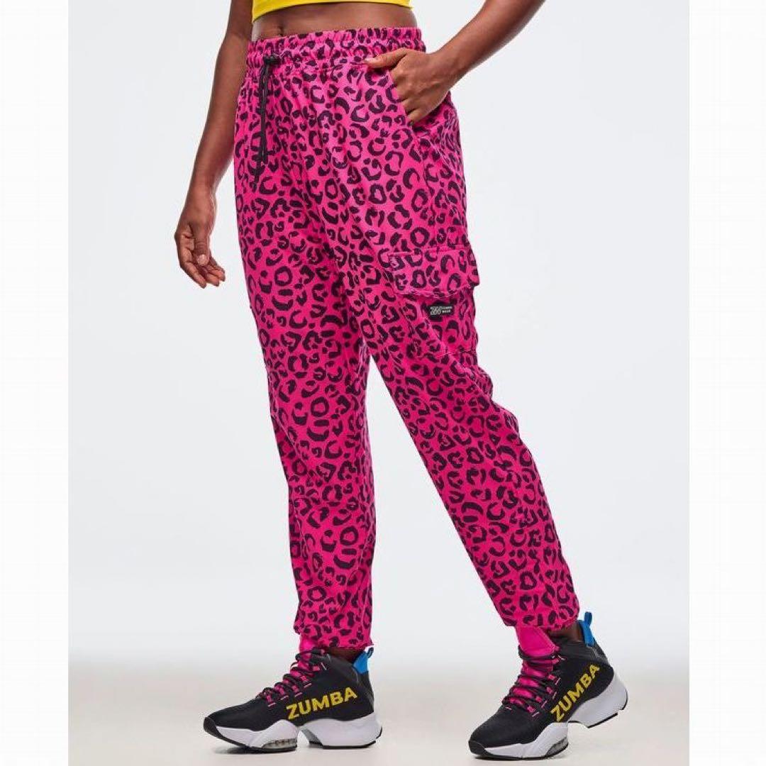 新品　正規品　ズンバ　X S ヒョウ柄　ピンク　パンツ