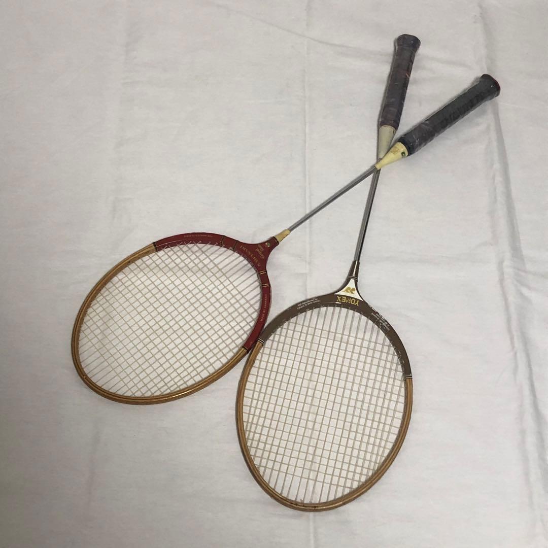 送料込★良品★ビンテージ バドミントンラケット YONEX KAWASAKI