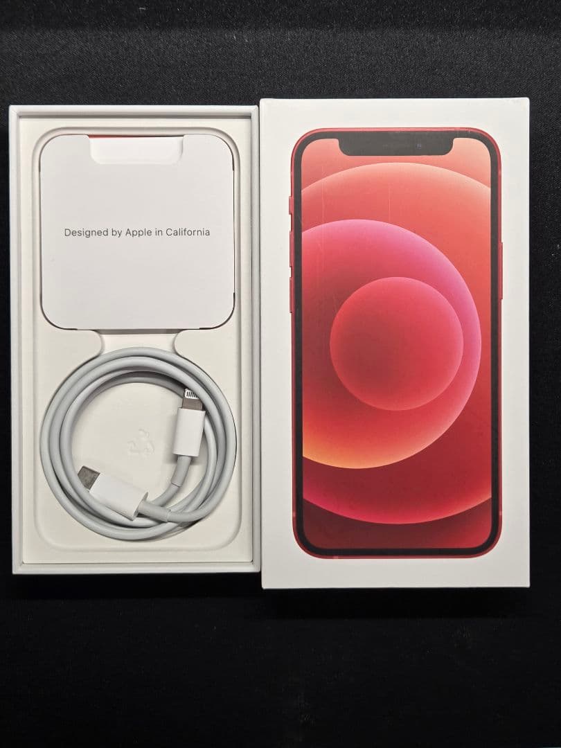 超美品 iPhone 12 mini 128GB レッド 77% 傷汚れなし