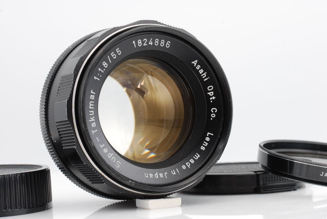 【清掃済・前期型】Super-Takumar 55/1.8 黄変無フィルター付