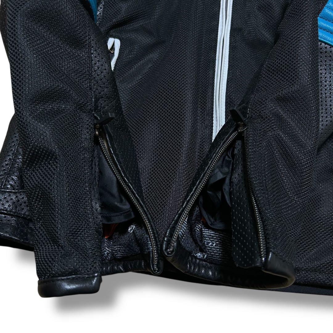 HYOD MHI-117 ライティングジャケット メッシュ&レザー フード付き