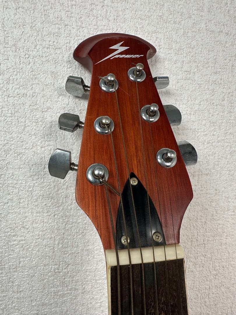 S POWER エスパワー オベーションタイプ アコースティックギター ※31※