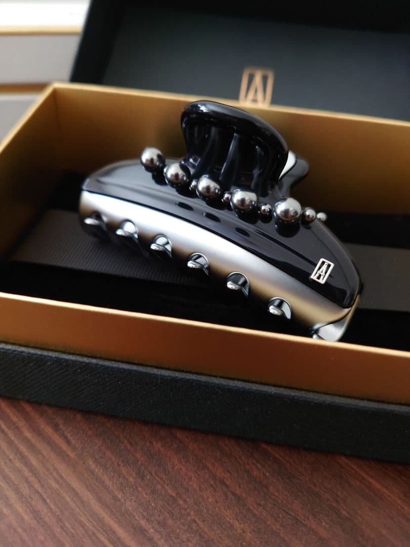 新品 アレクサンドルドゥパリ パール ヴァンドームクリップ グレー