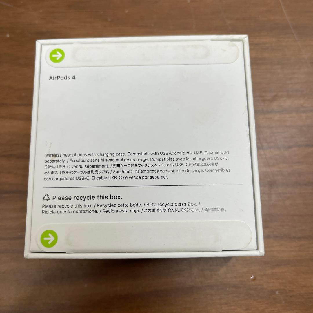 新品未開封Apple AirPods 4 第4世代