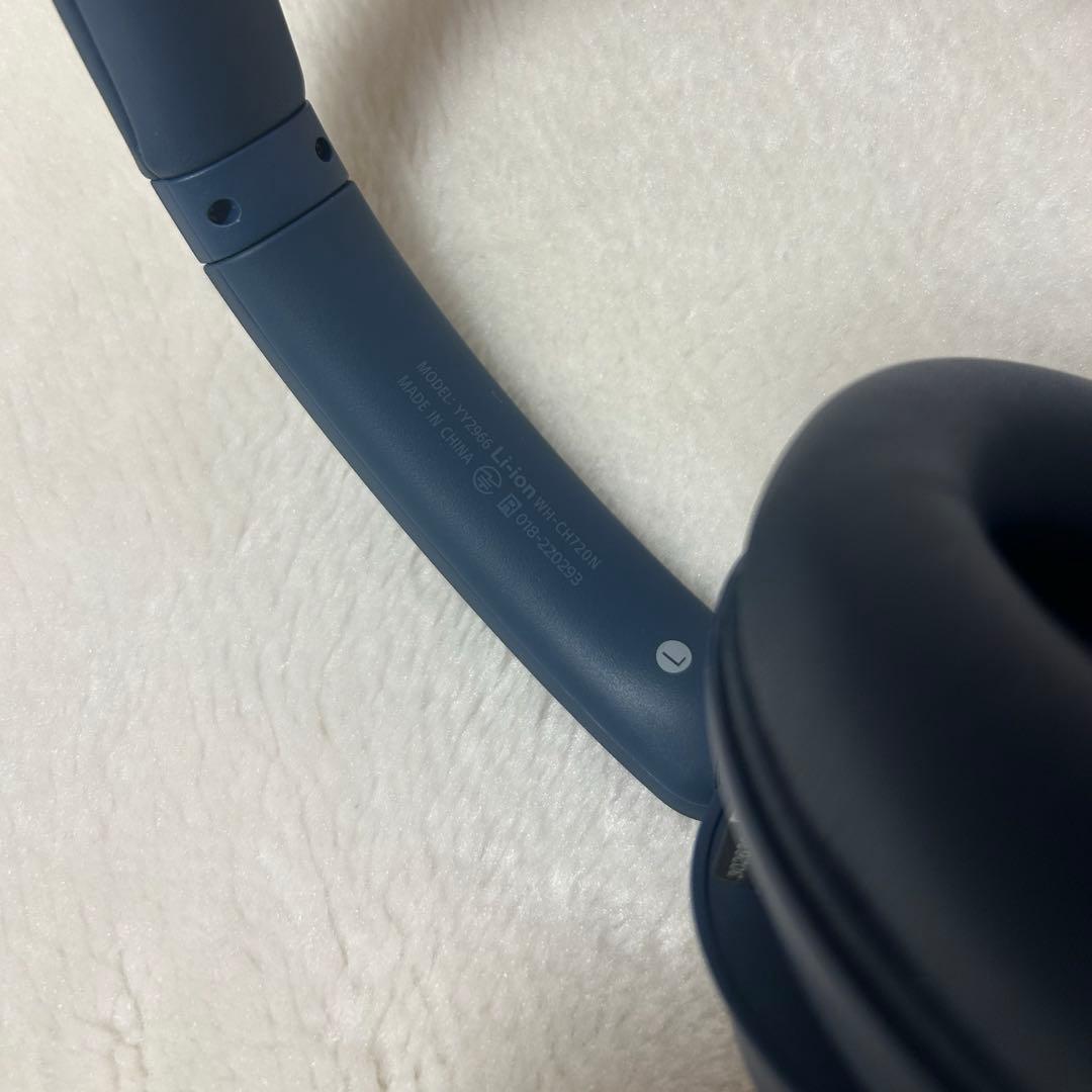 SONY WH-CH720N ネイビー ほぼ未使用 箱なし ワイヤレスヘッドホン
