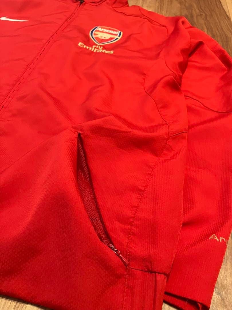 アーセナルFC Nike トラックジャケット 赤 Fly Emirates古着