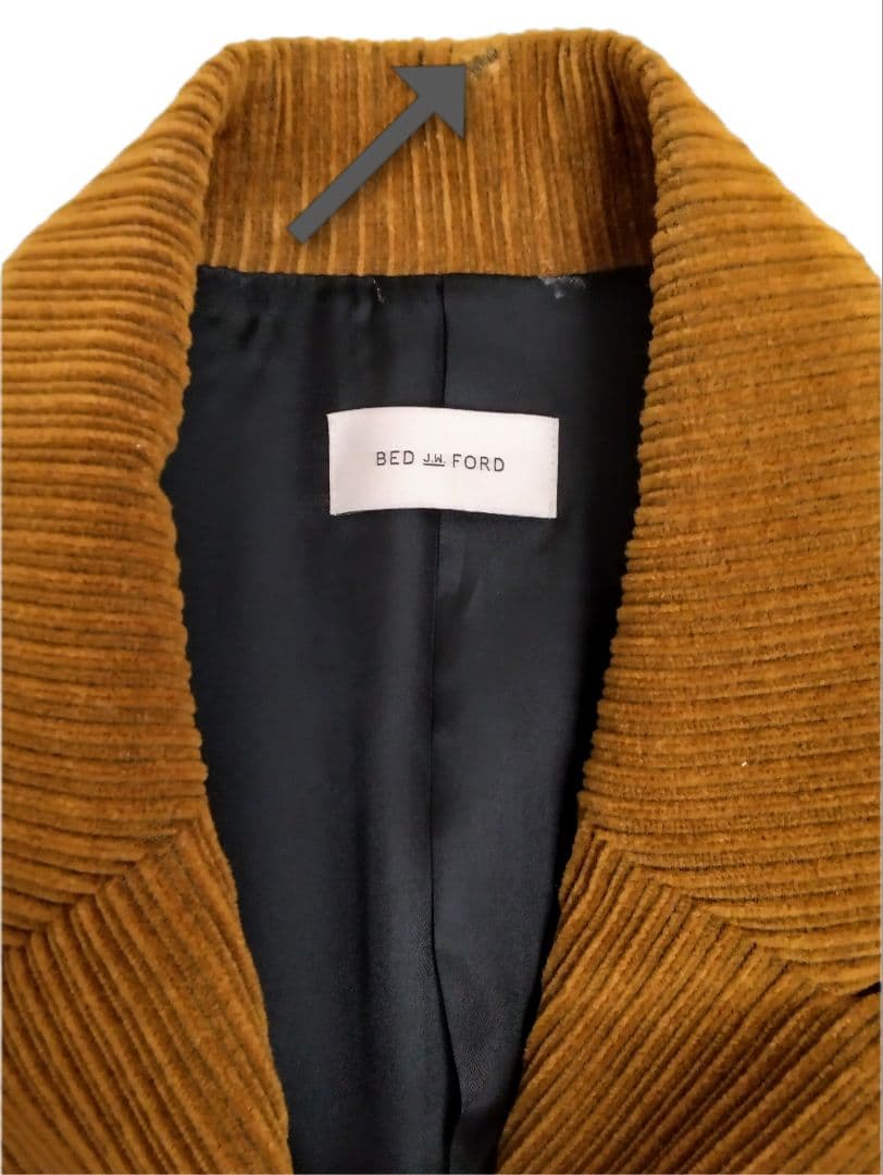 訳ありBED J.W FORDウールコーデュロイスーツ ジャケット差し上げます