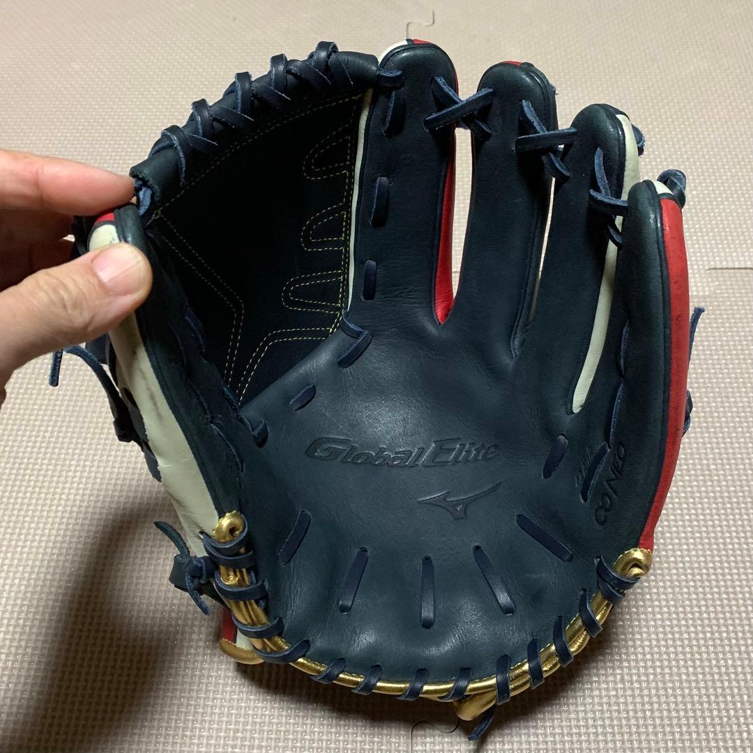 新品　グローバルエリート限定品　勝色コレクション 一般軟式　投手用グラブ