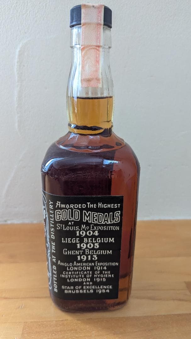 JACK DANIELS ジャックダニエル　赤紙　旧ボトル　未開栓