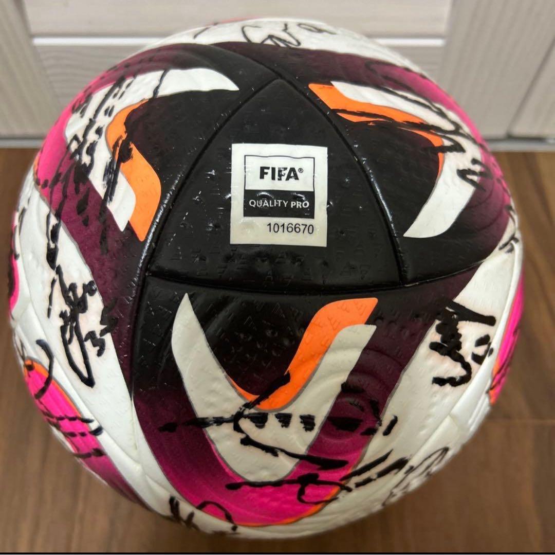ザスパ群馬　アディダス サッカーボール コネクト24 プロ 5号球 サイン