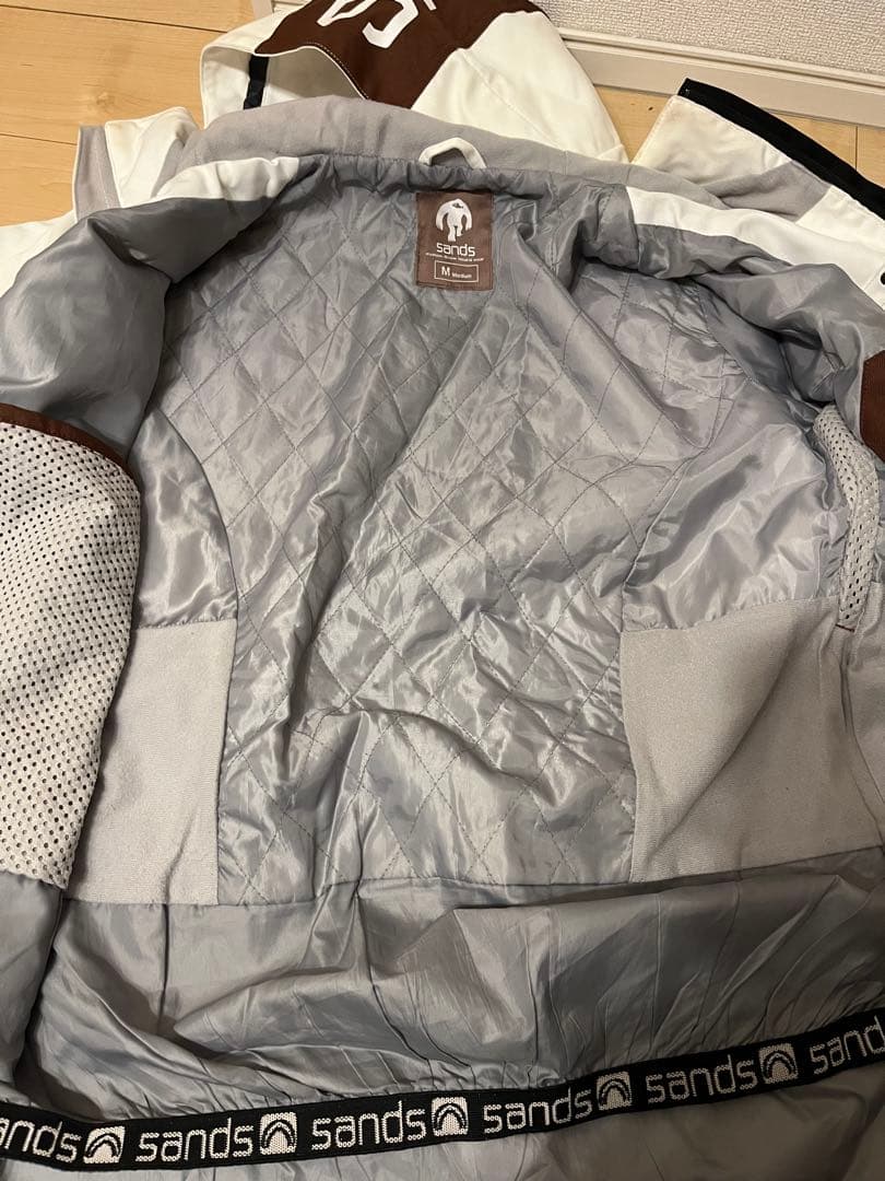 スノーボードウェアセット（ブラウン/ホワイト）