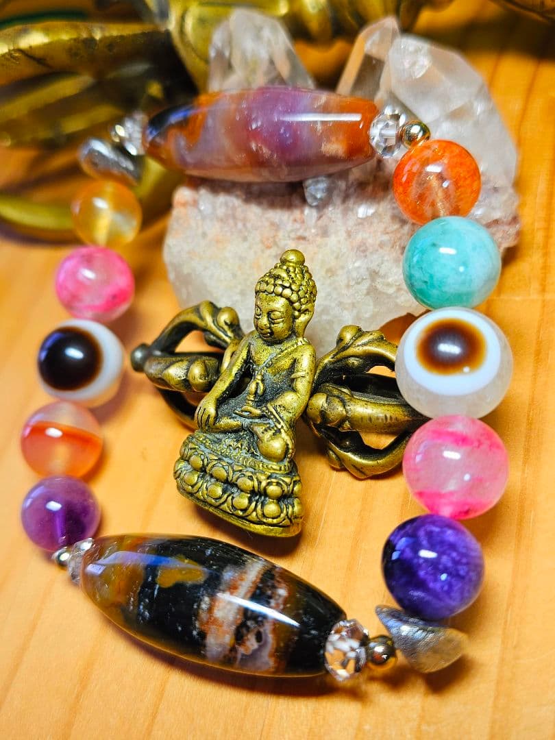 超開運‼️干支(馬)の置物と新春開運ブレスの2点セット