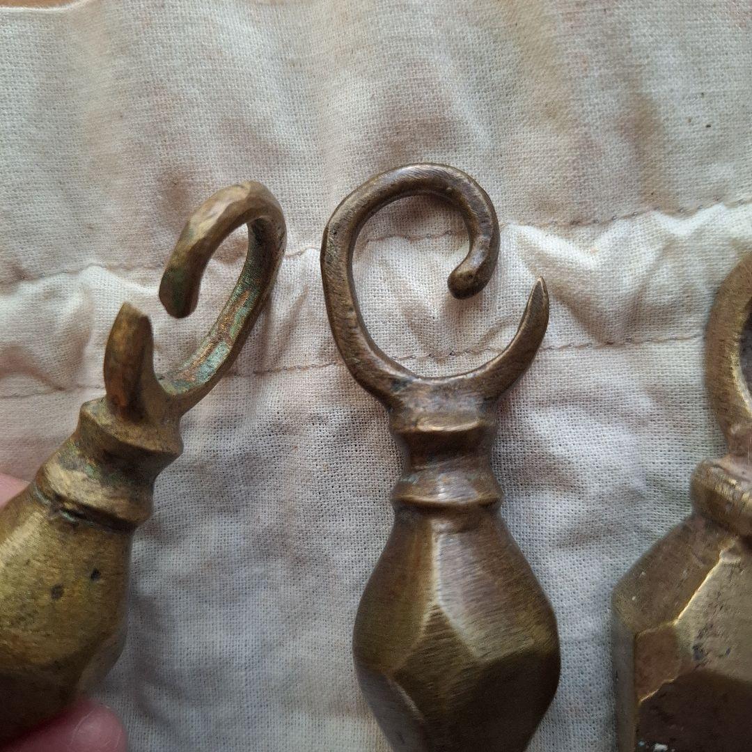 【希少】Orang ulu イヤリング 真鍮 アンティーク 部族 まとめ売り