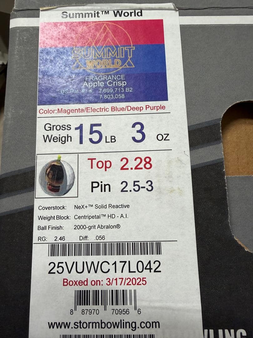 STORM サミットワールド　15ポンド